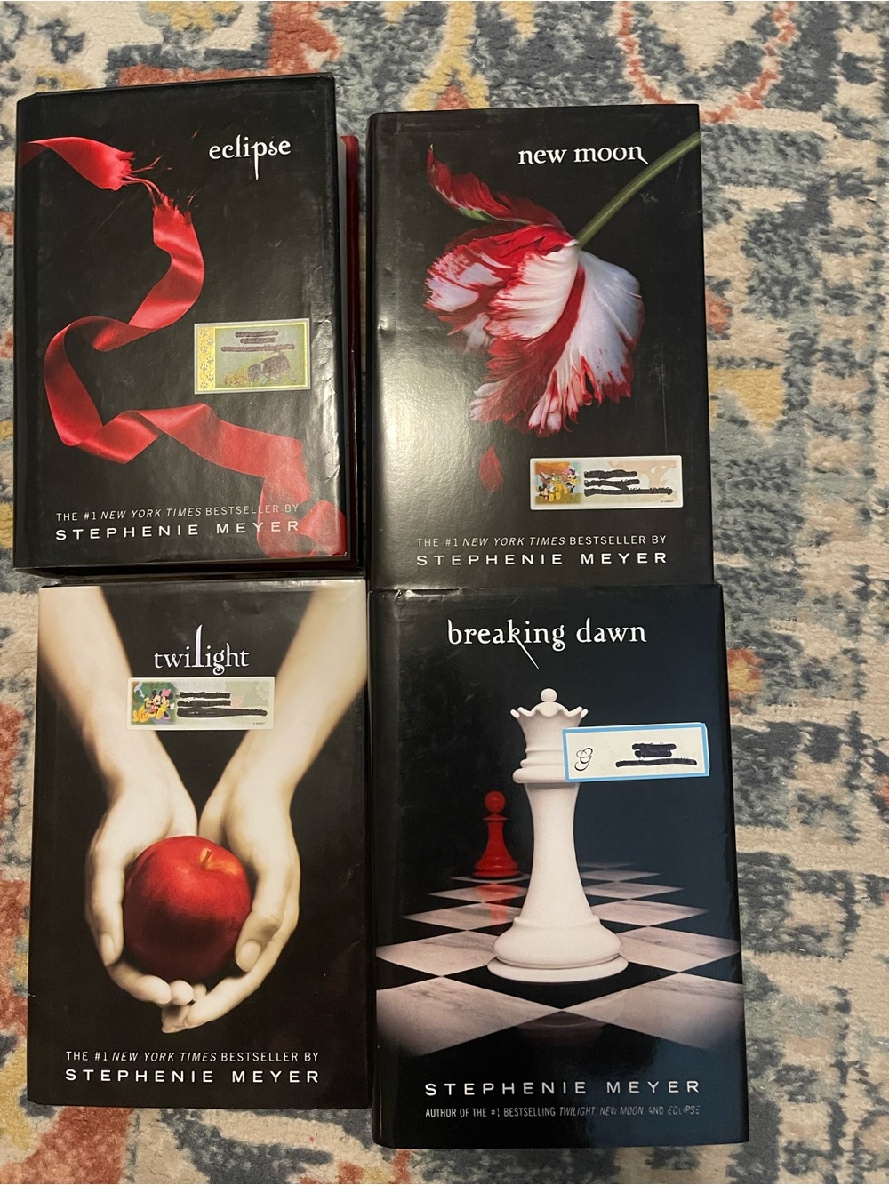 Twilight Saga 4-Book Set — Black and Red Covers